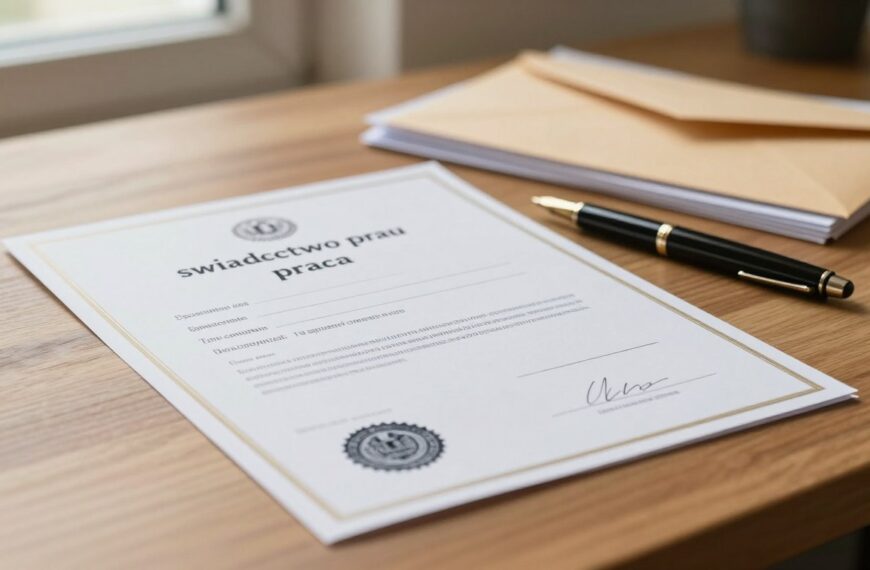 Czy świadectwo pracy można wysłać pocztą