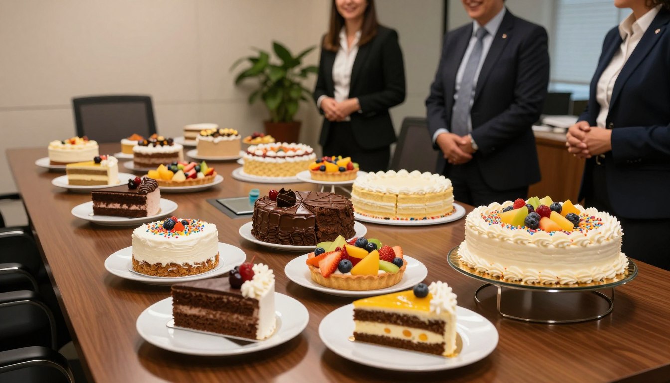 Ile ciasta na pożegnanie w pracy